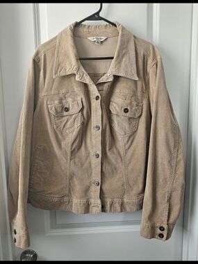 St. John's Bay Tan Corduroy Jacket - Women